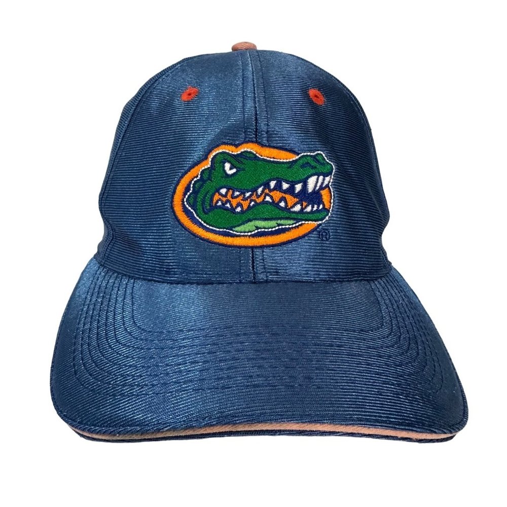 VTG Florida Gators Official Licensed Collegiate Blue Orange Hook & Loop Hat Cap